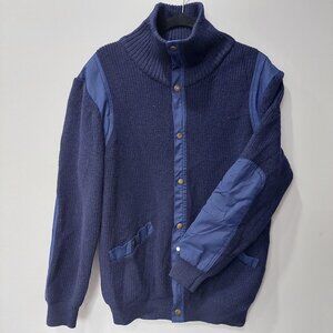 Saint James French Made Sweater Canvas Shoulder & Elbow Patches W10 Men's 36/M